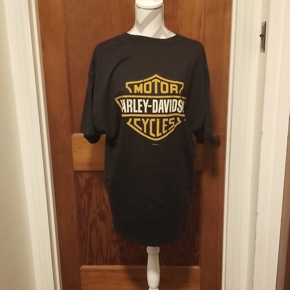 Harley Davidson Three Rivers Tee Shirt with Death Rider on front, size x-Large - Picture 3 of 7